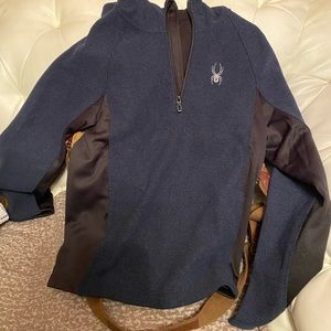 Spider 1/4 zip off the rack new.  Also with a good